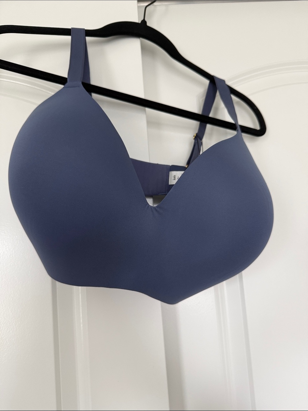knix Seamless Molded Bra in Slate Blue